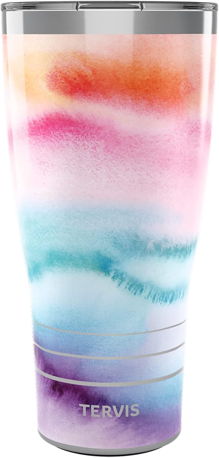 Tervis Traveler Yao Cheng Daydreaming Triple Walled Insulated Tumbler Travel Cup Keeps Drinks Cold & Hot, 30oz, Stainless Steel