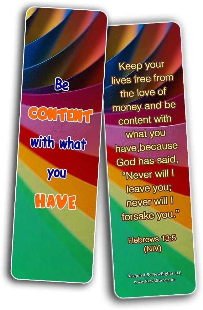 Encouraging Scripture Verses for Back to School Bookmarks (60-Pack)