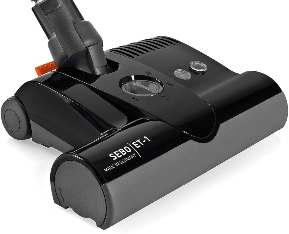 Sebo Airbelt D4 Black Premium Canister Vacuum Cleaner with ET-1 Powerhead and Bare Floor Brush w/ Free Shipping!