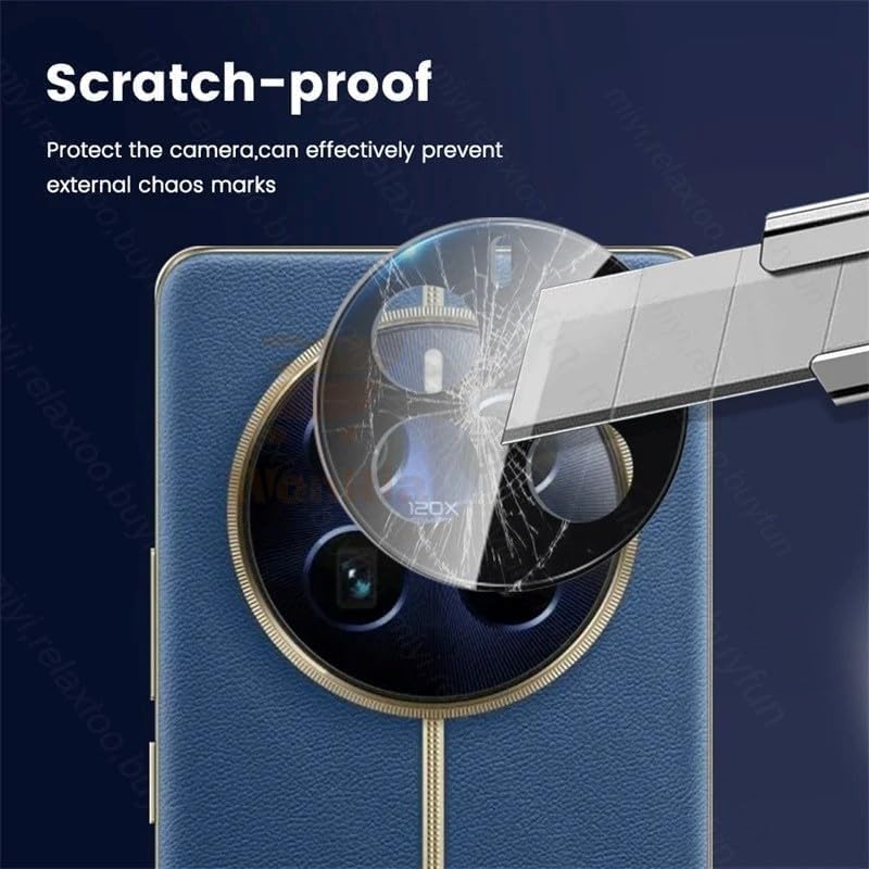 Image of ZARALA Glass Camera Lens Protector For OPPO F27 Pro Camera Glass Guard Camrera Protector for OPPO F27 Pro Plus, Lens Protector [9H Hardness] [6D Lens Protector ] [Easy Installation] Black