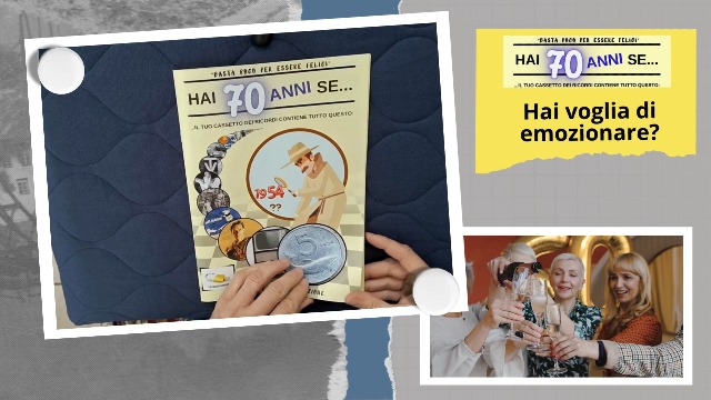 Libretto Auguri 70 Anni | 20 Pagine Con Ricordi Anni '50-'70 | Con Busta Per Regali E Anniversari - Foto 7