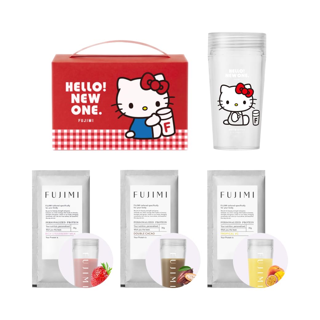 Amazon.co.jp: FUJIMI（フジミ）プロテイン HELLO KITTY×FUJIMI