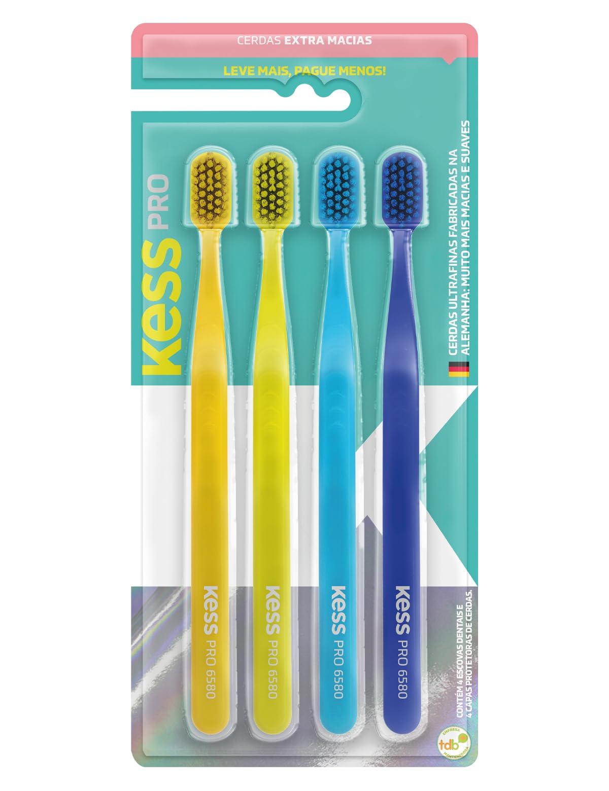 KESS PACK COM 4 ESCOVAS DENTAIS PRO EXTRA MACIAS | Amazon.com.br