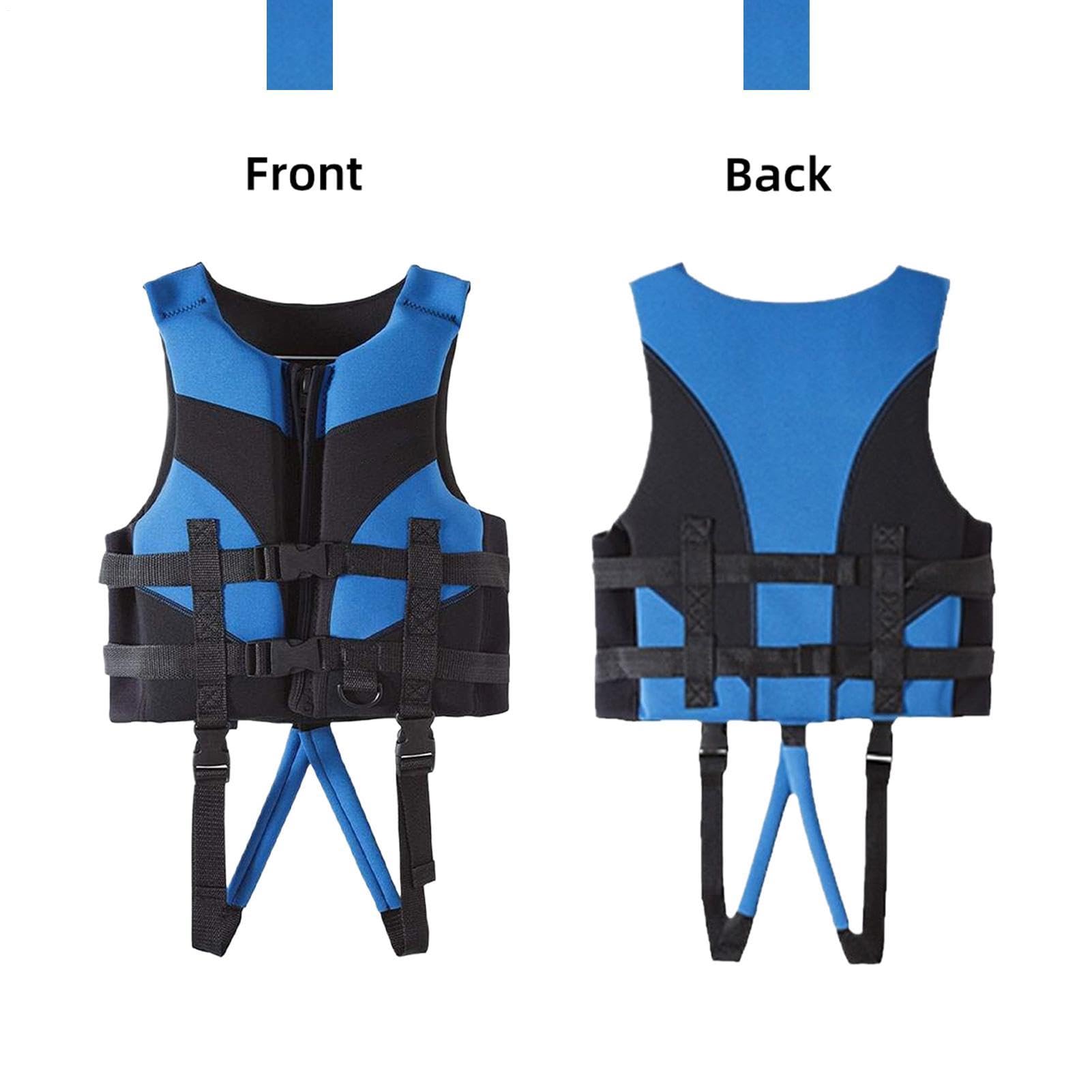 Gilet De Natation Enfant - Veste Flottante pour Bateau et Natation,Aide À L'Apprentissage De La Nage Pour Lac Plage Pêche Kayak Piscine Parc Aquatique