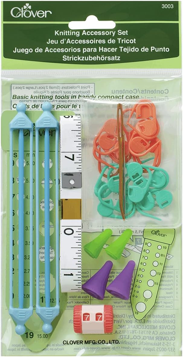 CLOVER Knit Mate Knitting Accessory Set