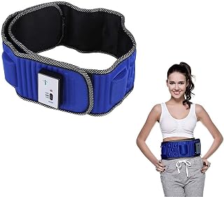 SHKUU Electric Vibrating Slimming Belt, Fitness Massage Belts,Weight Lose Magnet Belt Massage,Slimming Heat Professional Vibration Body Belt Tummy Massager