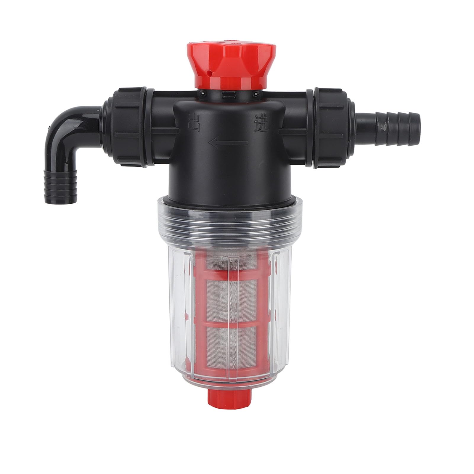 Filtre de pompe à eau d'irrigation double couche en plastique et acier inoxydable 38 mm