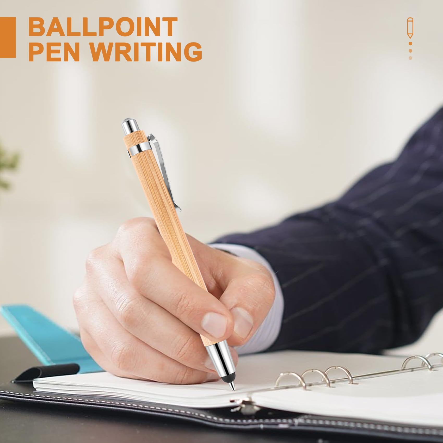 NIZEAMI 80 Pcs Ballpoint Pen with Stylus Tip - Image 2