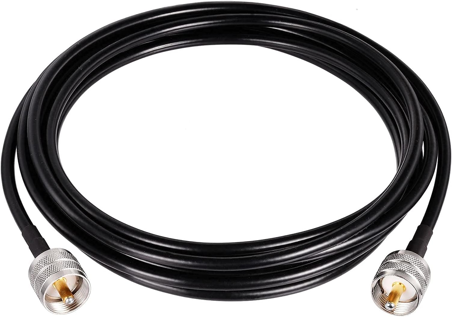 Ullnosoo RG8x Jumper Cable, 1ft CB Radio Antenna Coax Cable