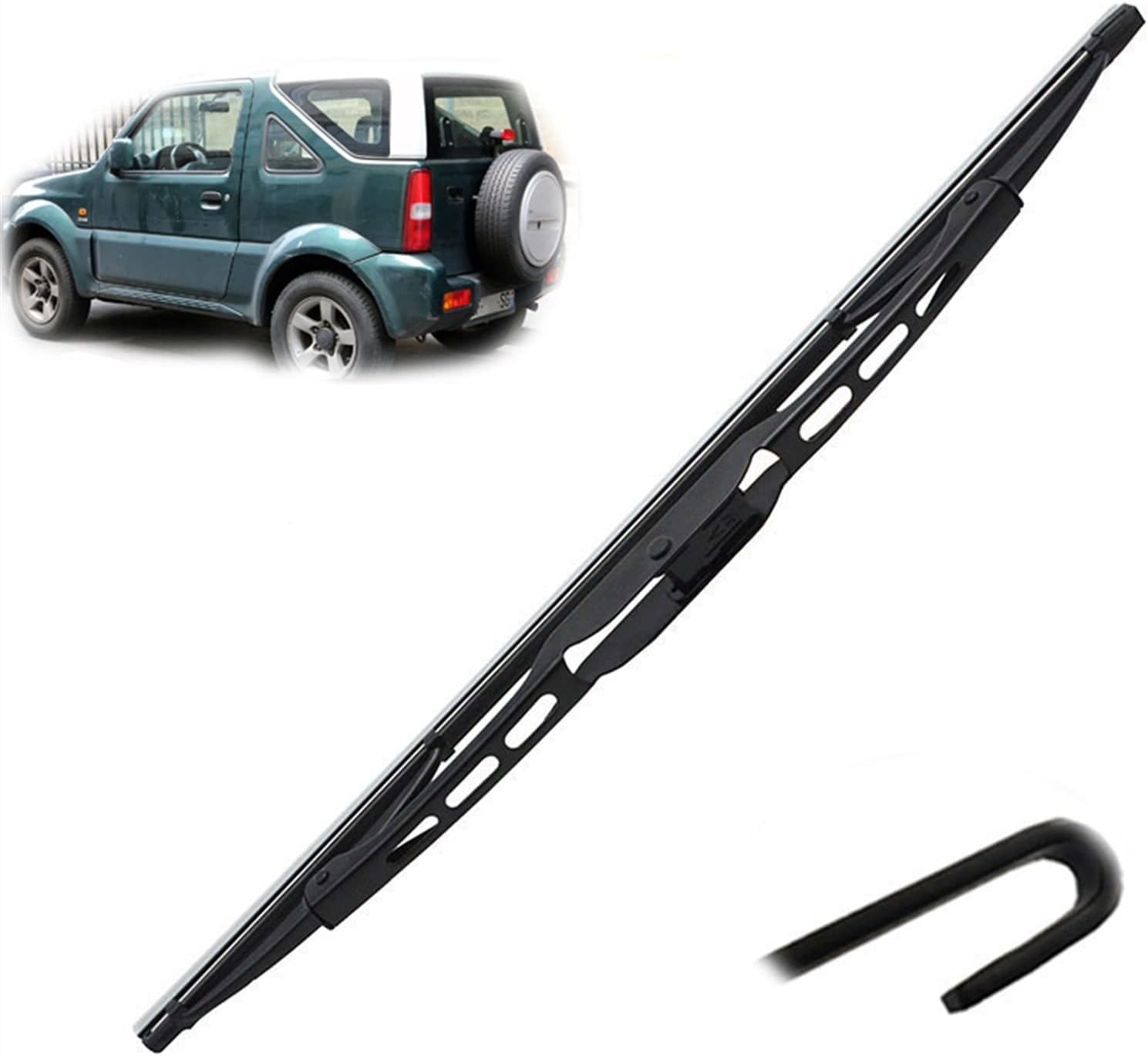 Auto Spazzola Tergicristallo Posteriore,per Suzuki Jimny 1998-2003 2004-2007,Idrorepellente Set Lama Braccio Braccio Spazzola Tergilunotto Posteriore