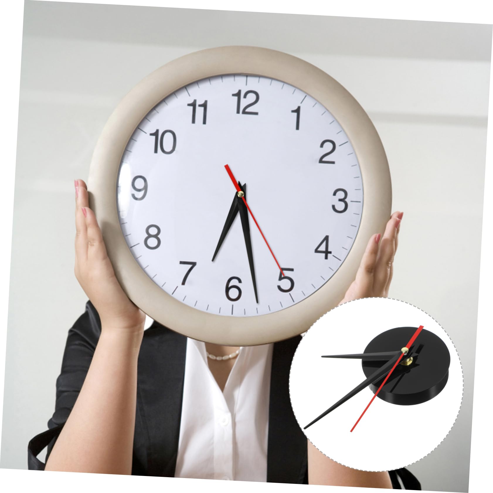 FUNOMOCYA 1set Parti per Meccanismo Orologio Sostituzione per Orologi da Parete Movimento Silenzioso Facile da Installare per Riparazioni e Creazioni Artigianali