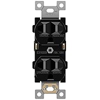Vista 23 de ENERLITES Elite Series Duplex Receptacle with Screwless Wall Plate, Residential Grade Duplex Outlet, Tamper-Resistant, Grounding, 15A 125V, UL Silver