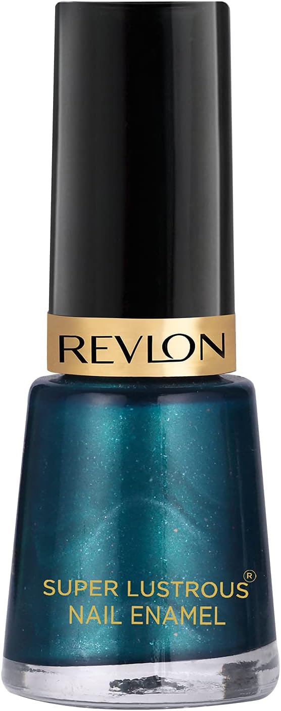 Glossy Finish Nail Enamel, Peacock Blue, 8ml