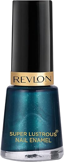 Revlon Nail Enamel, Glossy Finish, Peacock Blue, 8Ml