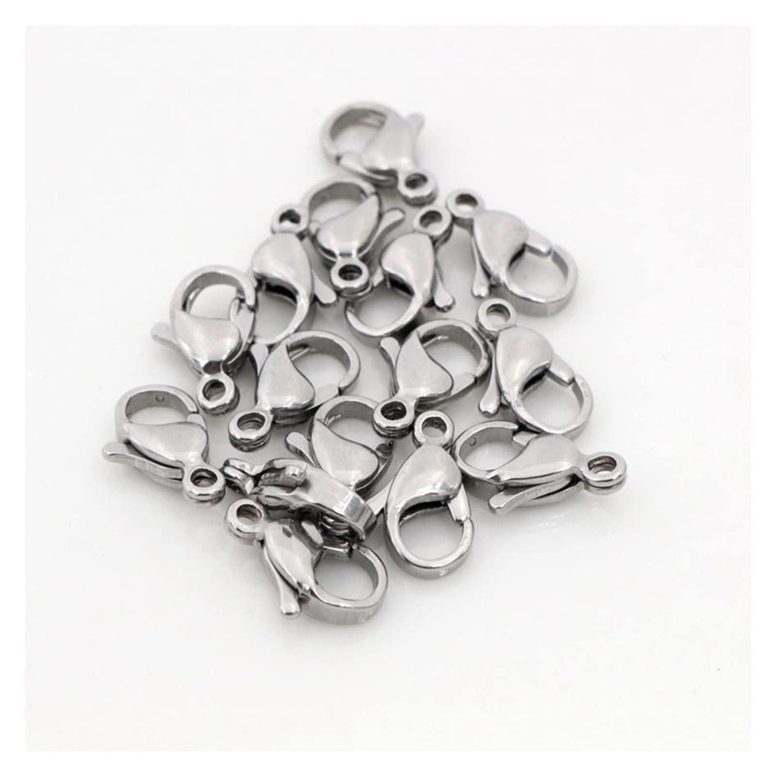 2 Hebilla Del Llavero 12mm Plata | Cuotas Sin Interés