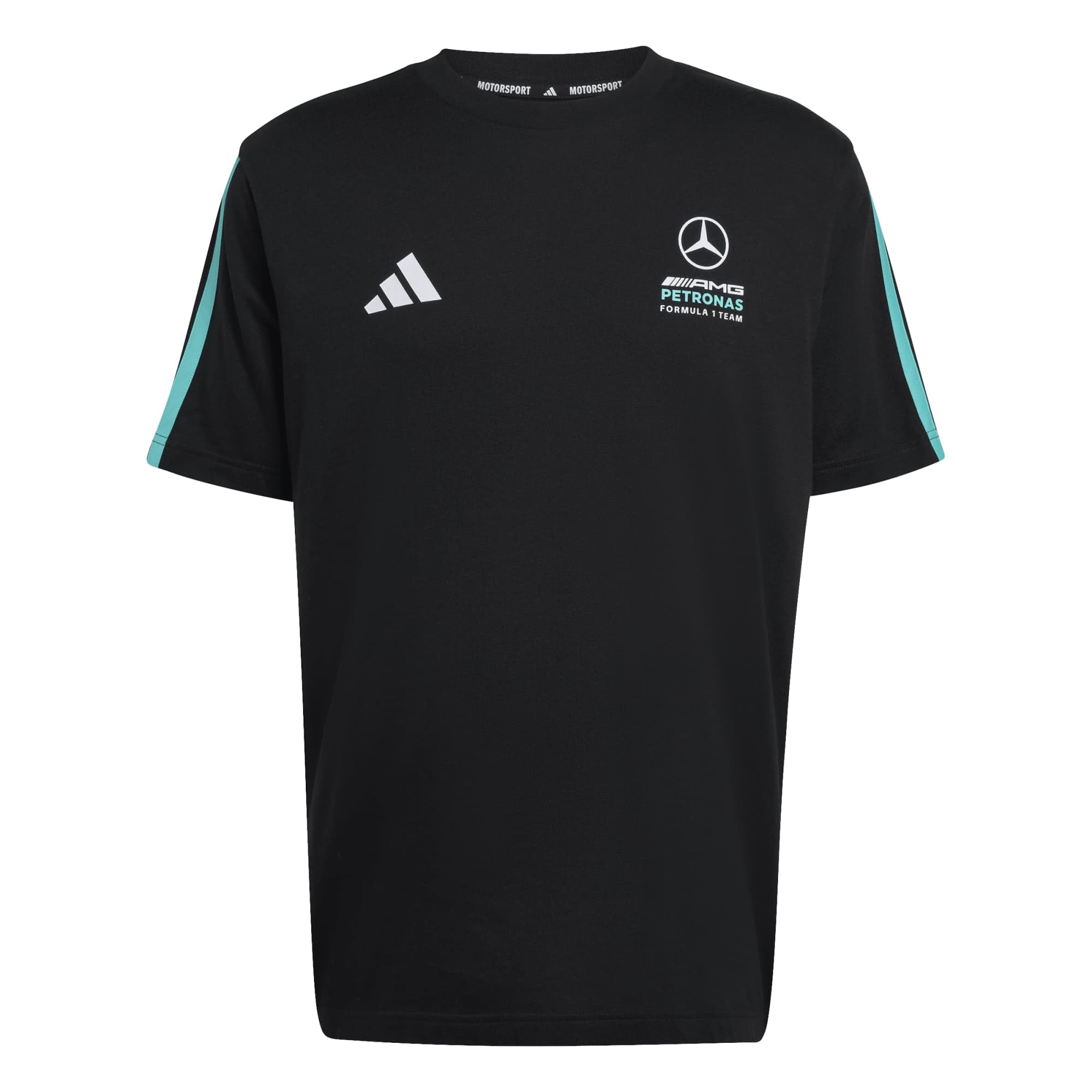 adidas Homme Mercedes - Amg Petronas Formula 1 Team DNA Shirt, Black/​Semi Mint Rush, L