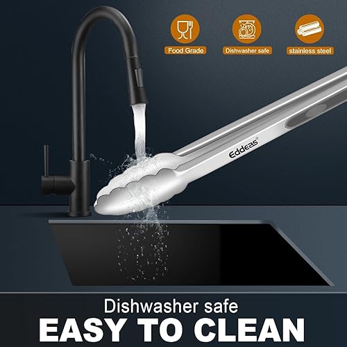 Vista 47 de 12 pinzas pequeñas para servir, minipinzas doradas de 4.3 pulgadas, pinzas de cocina doradas para servir alimentos, barra de café, fiesta de té