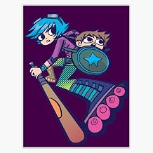 Ramona - Scott Pilgrim 5" Removable Magnetic Bumper Sticker | Heavy-Duty Vehicle Magnet