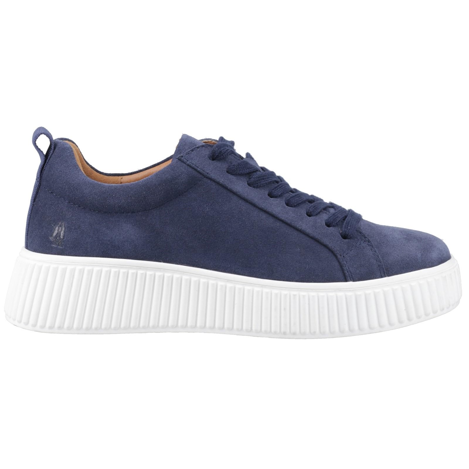 Hush Puppies Women's Harlow Suede Sneaker, Indigo, 7 UK