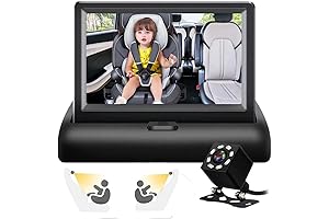 Baby Car Mirror with Camera - Ultimate Baby Monitoring Solution for Parental Peace of Mind