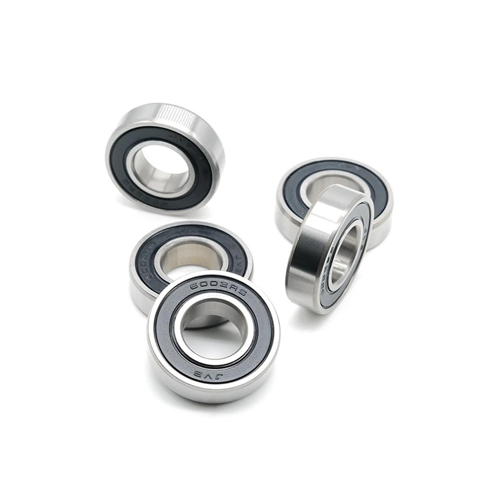 5 Pcs 6002-2RS 15x32x9mm ABEC-7 Deep Groove Ball Bearings, Single Row Rubber Sealed