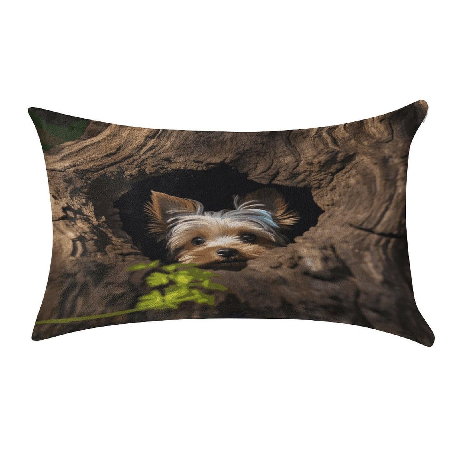Btcowzrv Style Tree Hole Yorkie Pillow Cover Pillow Case Pillowcase