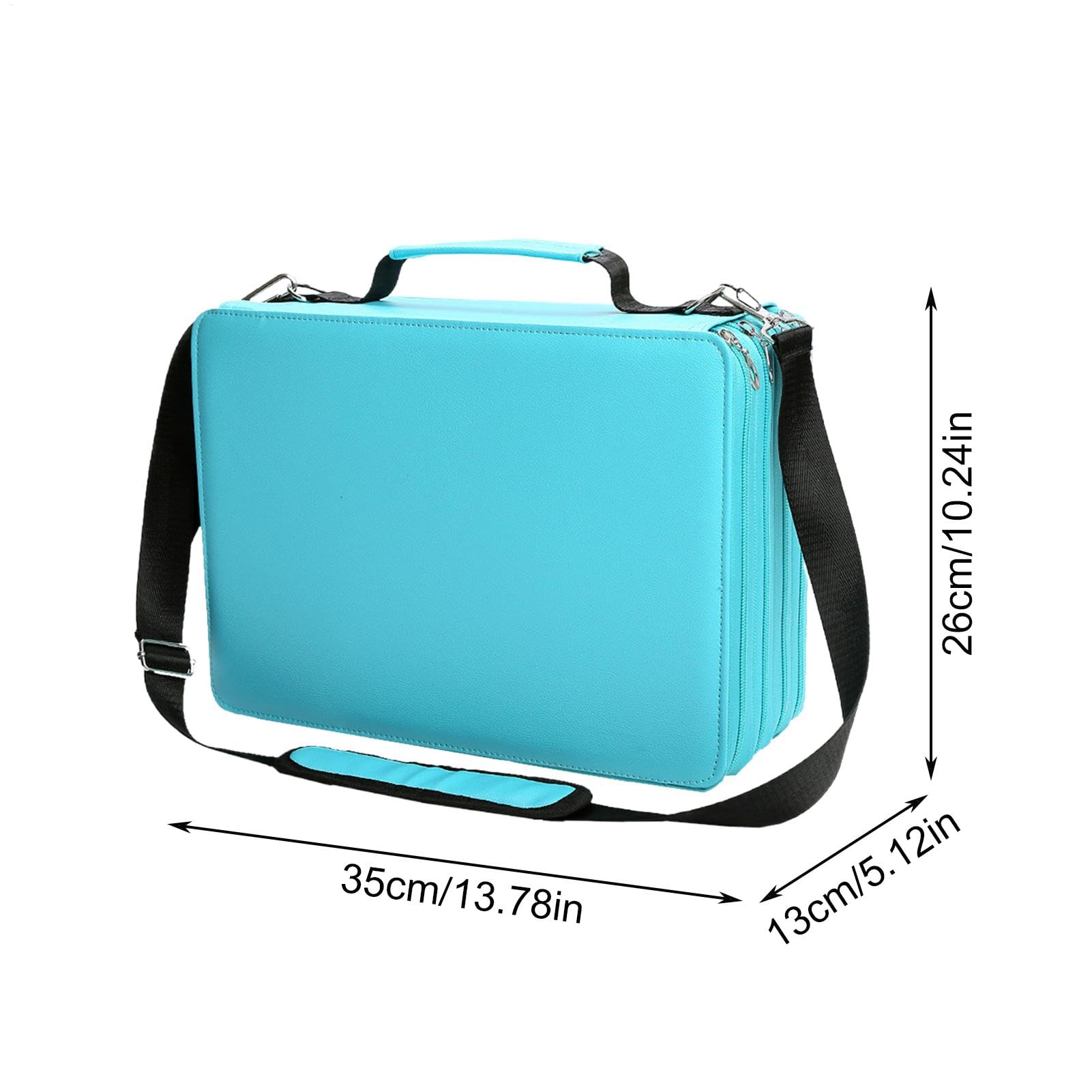 Astuccio Porta Pennarelli Grande Capacità Portatile Matite Acquerellabili | Porta Marker Per Hobby, Arte E Artigianato, Cancelleria Scolastica E Porta Pennelli Trucco, Contenitore Matite