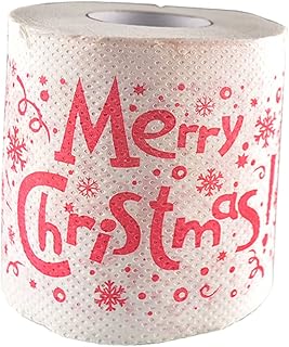SEWOART Rolos de papel higiênico de Natal Suprimentos de festa de Natal rolo de papel impresso rolo de papel rolo de papel de impressão papel papai noel papel higiênico toalha de mesa
