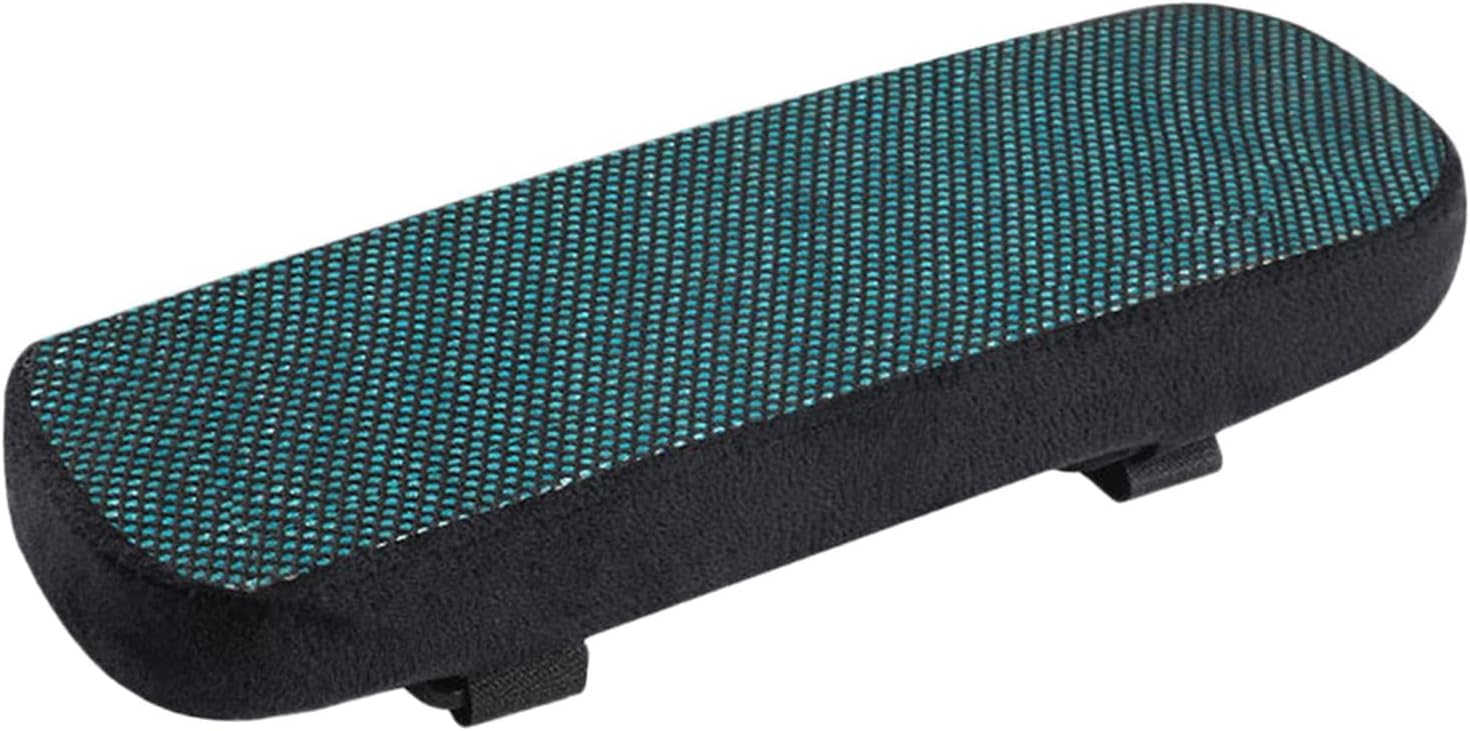 1Pair Chair Armrest Pad Gel Memory Foam Elbow Pillow Forearm Pressure Relief