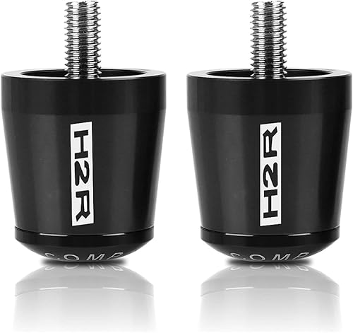 Miniatura 5 de Contrapeso motocicleta aluminio accesorios 78 '' 0.866 in manillar equilibrado enchufe manillar agarraderas extremos tapa cubierta para Kawasaki H2