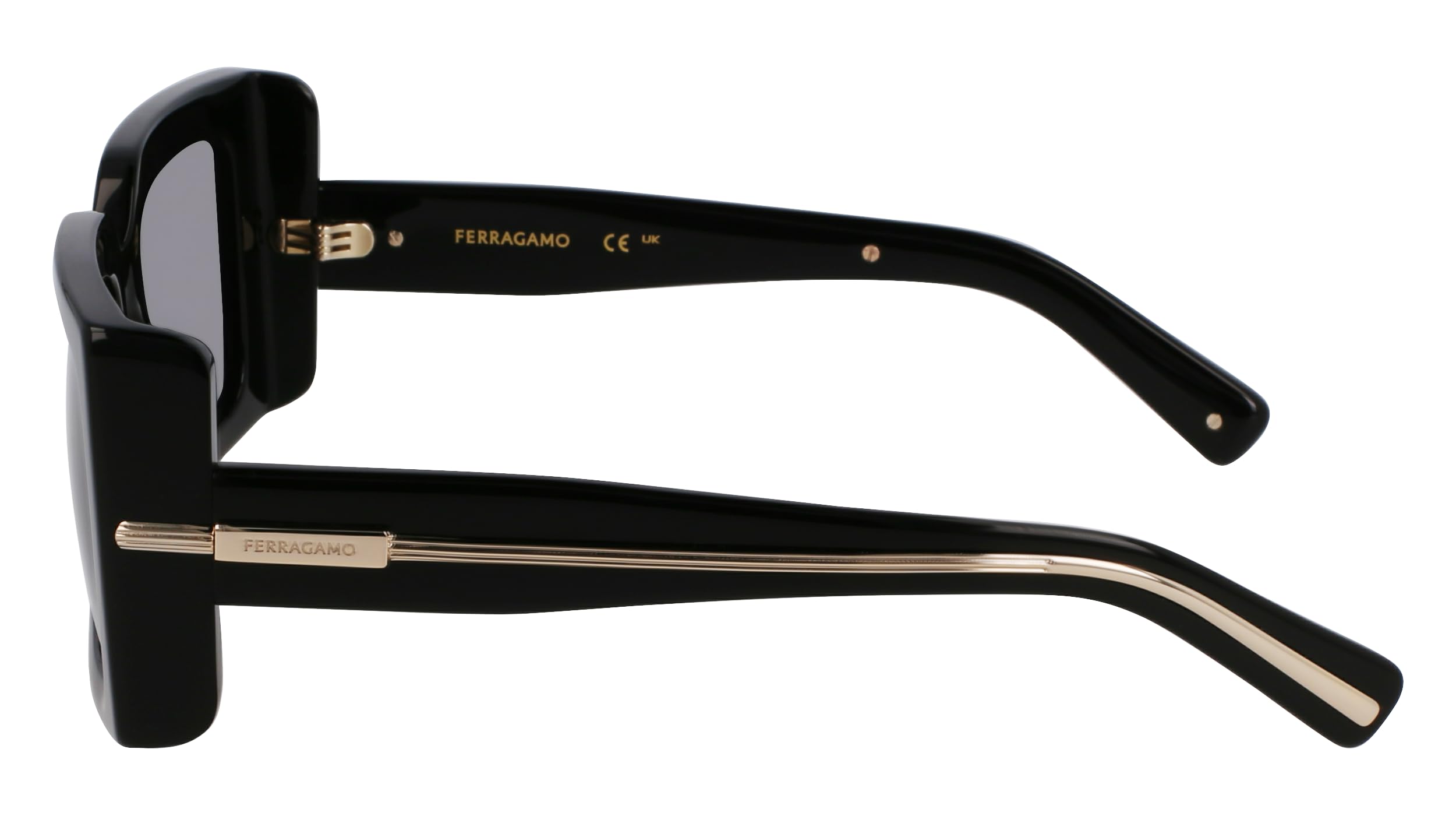 GAFAS FERRAGAMO - SF2032S C: BLACK/EYE SIZE: 55 BRIDGE: 19 HORIZONTAL MEASUREMENT: 55 VERTICAL MEASUREMENT: 42,8 Cura della persona e salute