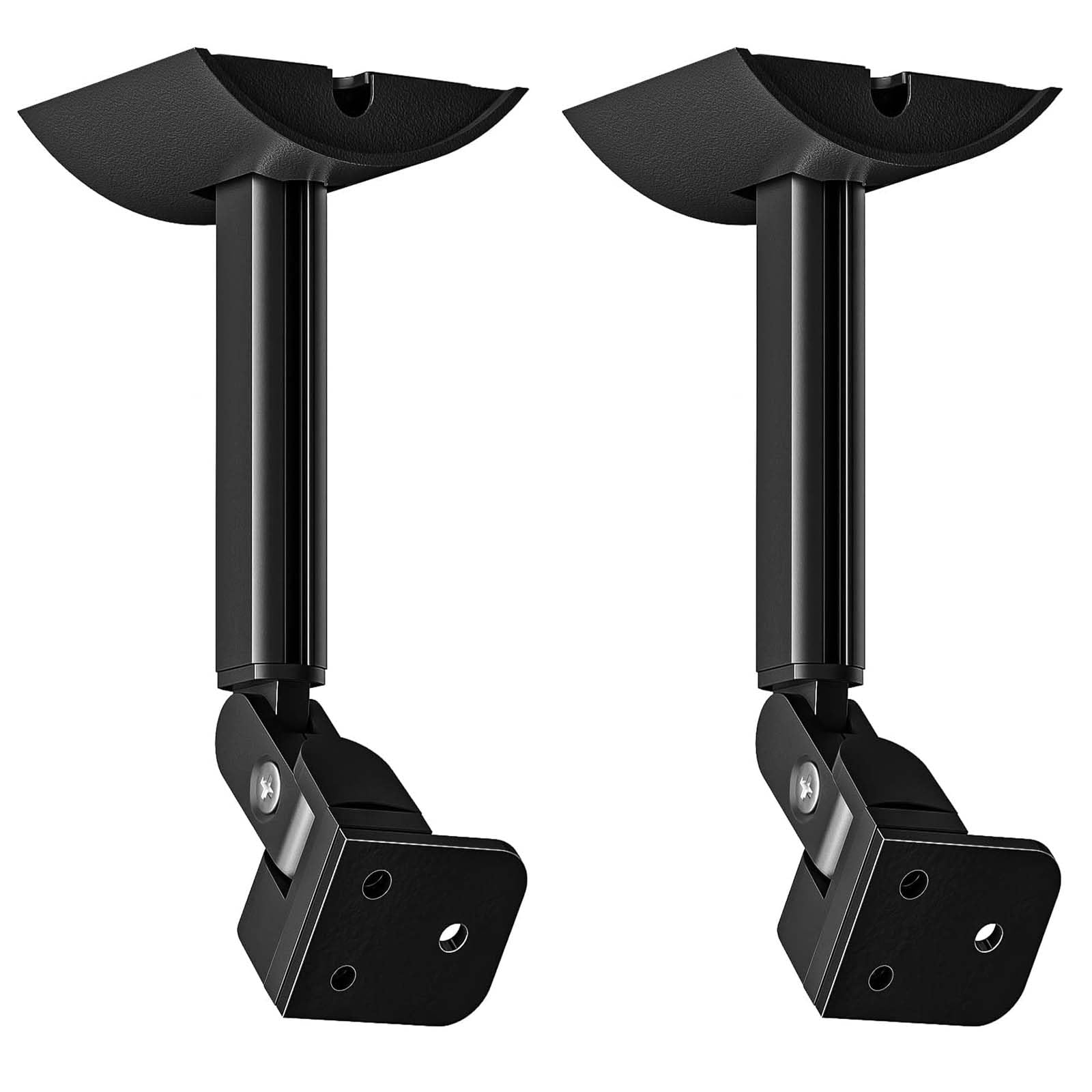 Supporto da parete e soffitto per altoparlanti Samsung Q950A/9500S/950T/990B/Q90R Echo Sound, inclinabile e girevole, regolabile, staffa di montaggio per altoparlante posteriore, nero (2 set)