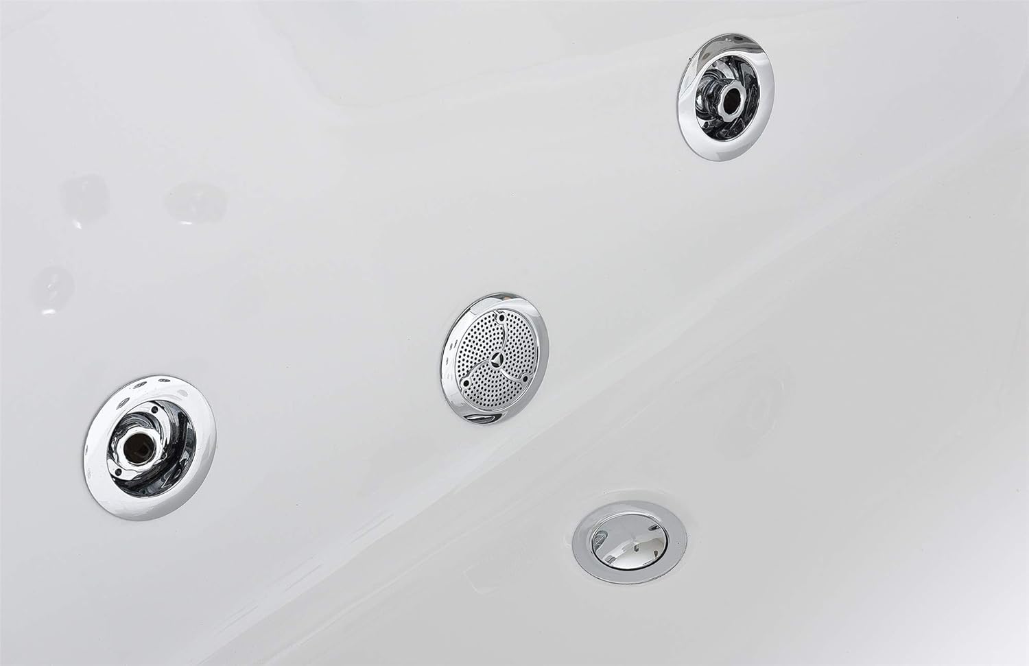 Whirlpool bathtub hydrotherapy Hot tub 2 persons and 8 water jets 67" - Iris