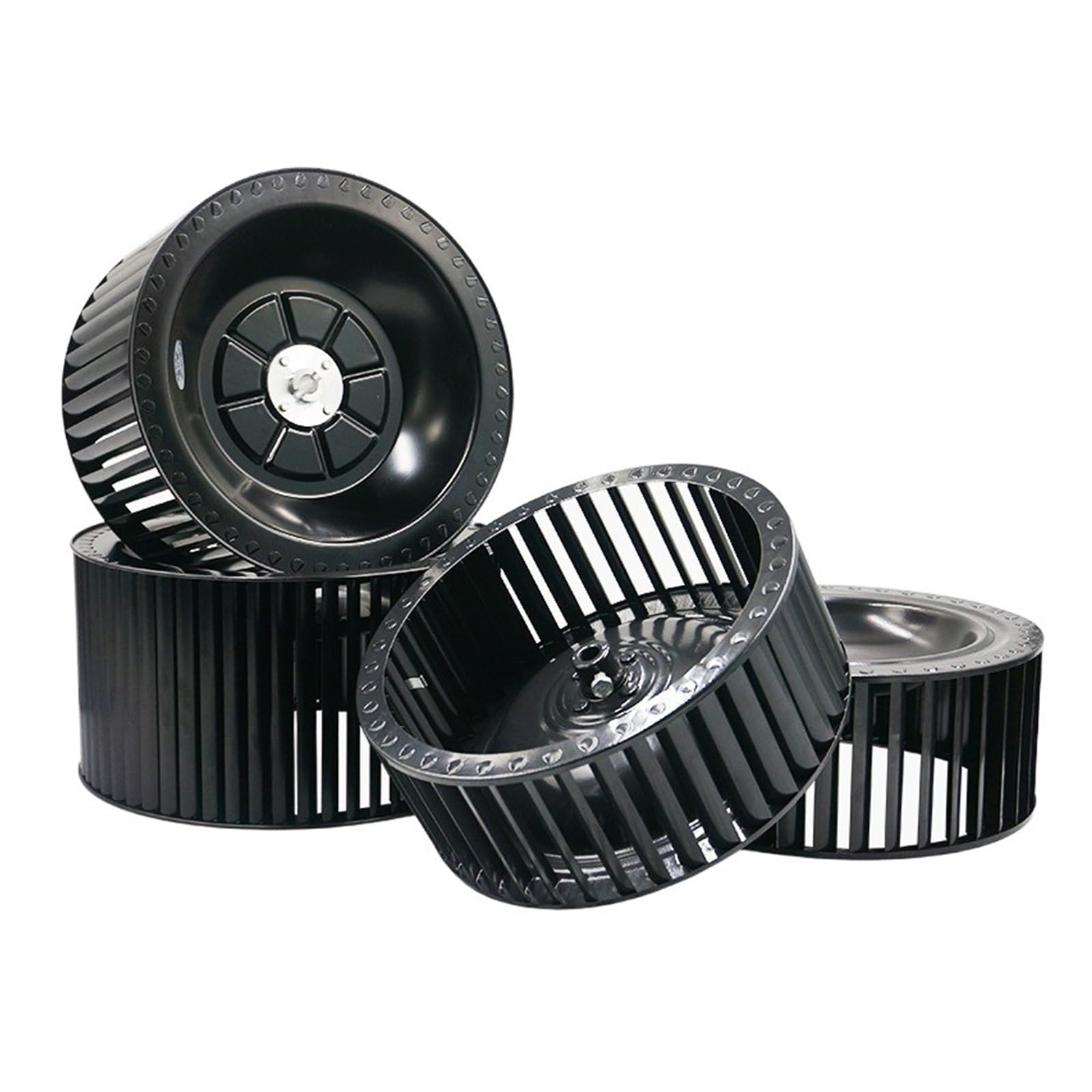 Rueda de viento centrífuga de plástico, impulsor de rueda de viento de plástico, ventilador de motor con rueda impulsora, aire acondicionado (C238 x 108 x 10)