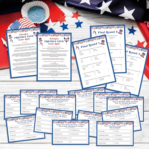 Juego de trivia 4th of July para adultos y familia miniatura 3