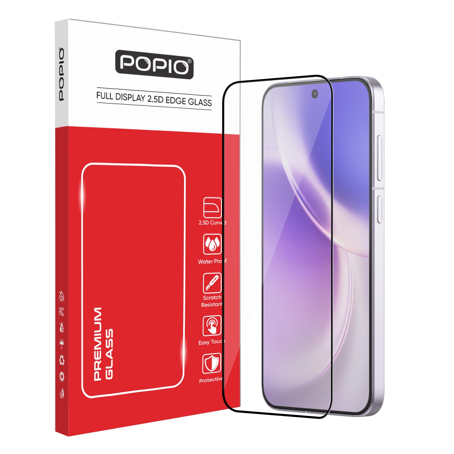 POPIO Military-Grade Gorilla Tempered Glass for Redmi Note 17 | 9H Hardness, Edge-to-Edge, Bubble-Free — Amazon image 14