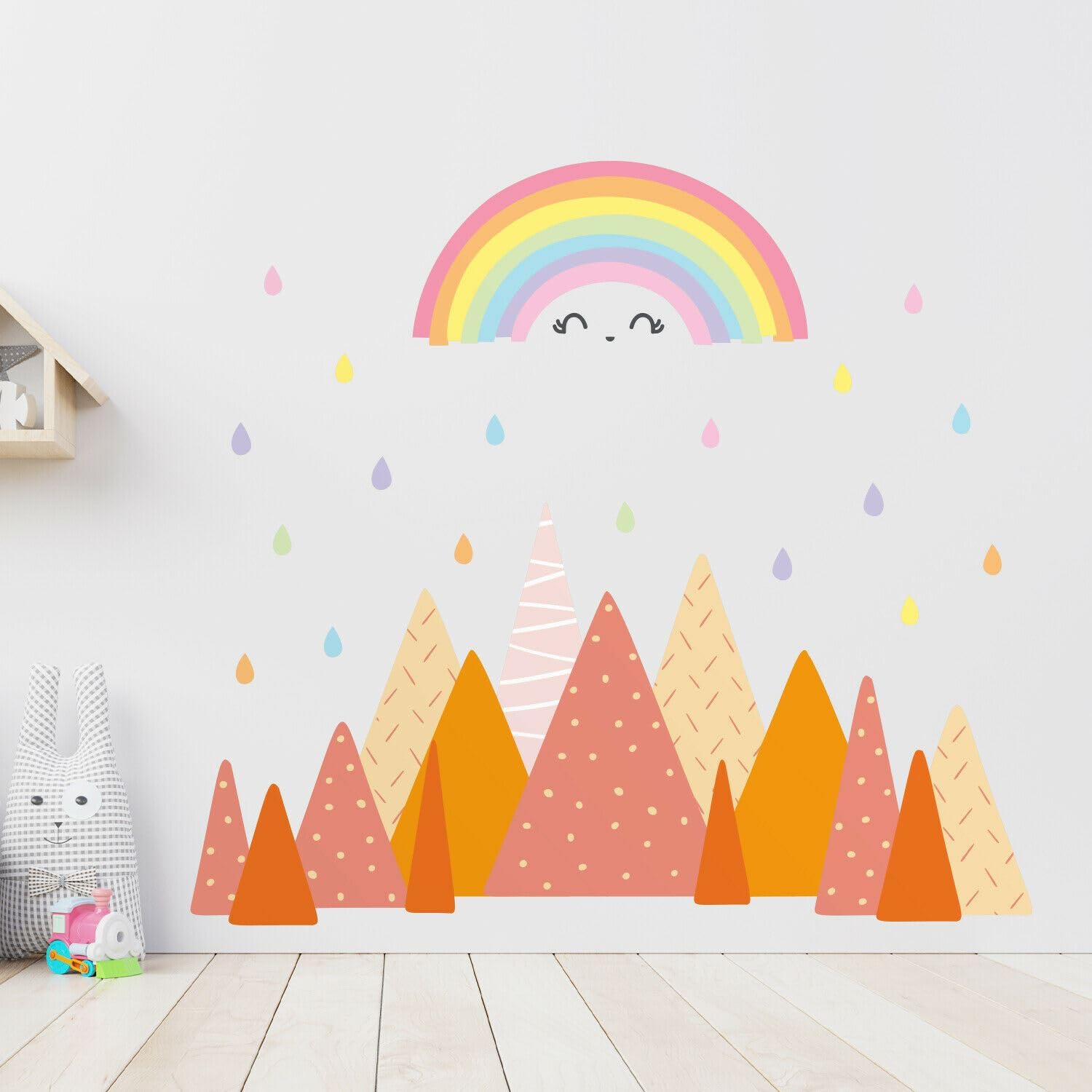 Wall Décor, Nursery, Kids, Cute Kidsroom, Babygirl, Modern Home, Children Wall Stickers, Room Decoration - Image 3