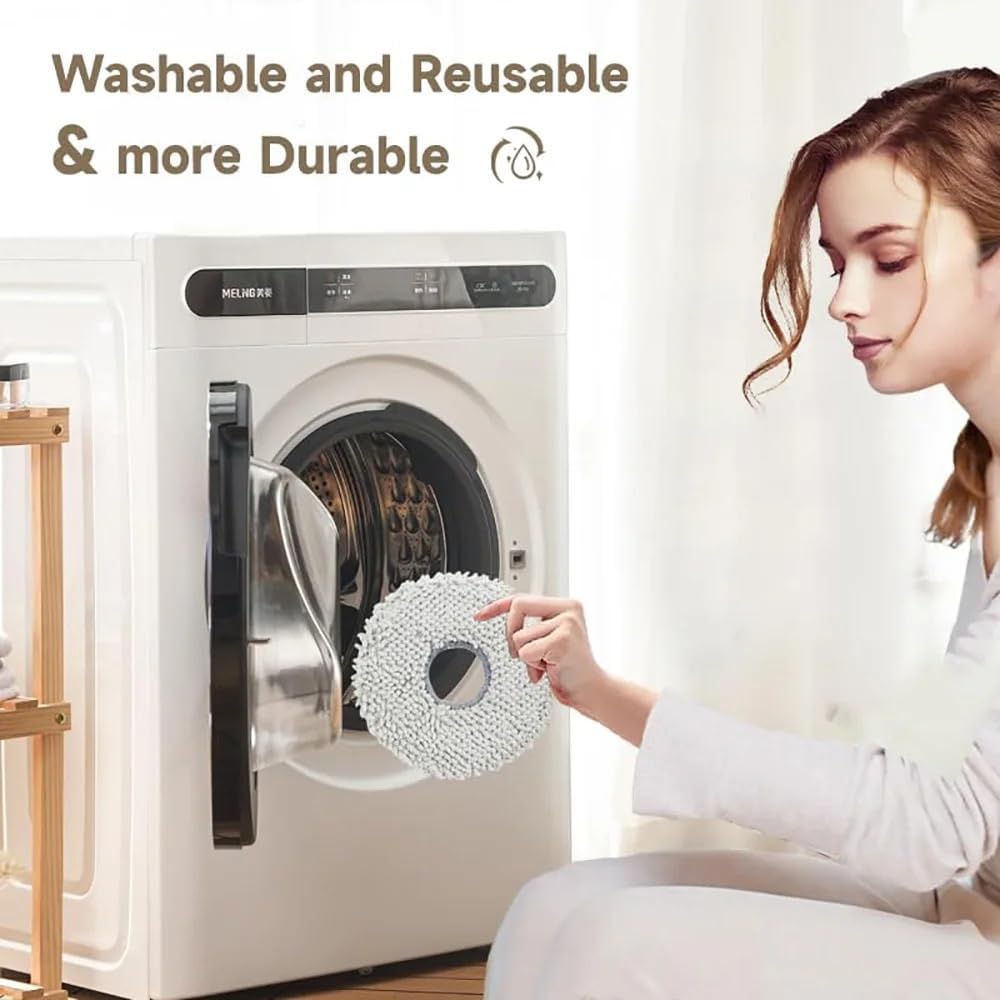 Mop Pads Compatible With Eureka J15Pro Ultra / J12 Ultra Robot Vacuum Spare Parts Mopping Cloths Rag Accessories Replacements(Light gray 12PCS)