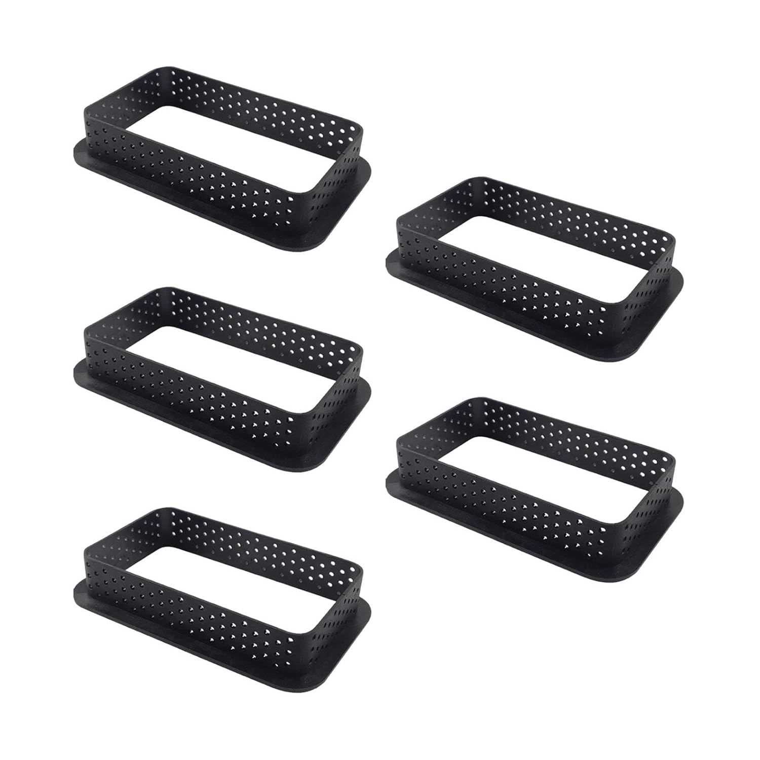 SECRET DESIRE 5X Perforated Cake Mold Cutter Bakeware Baking Dish for Pies Muffins Cookies D