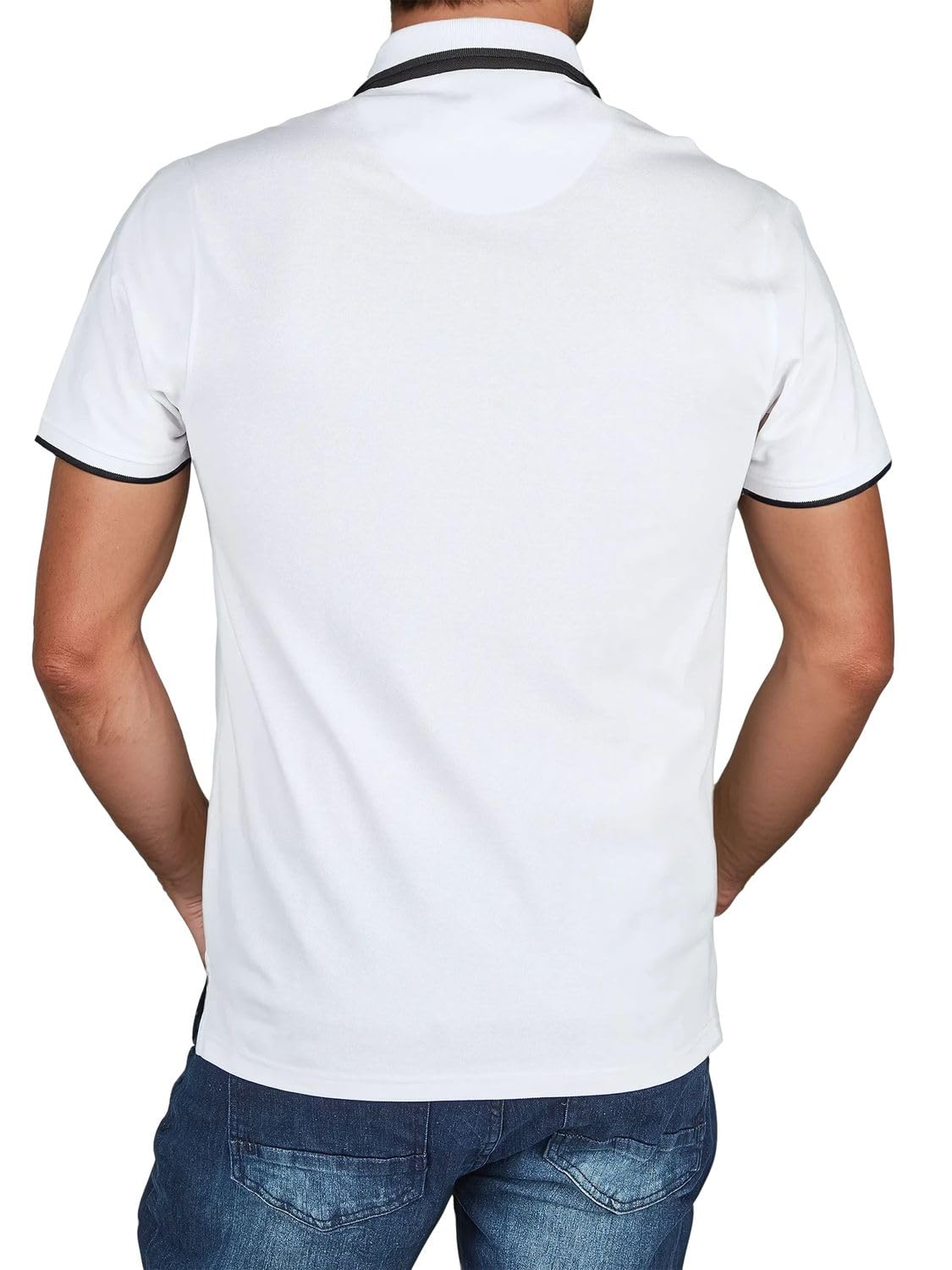 riverso Poloshirt Herren Kurzarm 3er Pack RIVLeano Regular Fit Shirt | Sommer Basic Baumwolle Einfarbig Weiß Schwarz Blau Grün Grau Beige S M L XL XXL 3XL 4XL 5XL