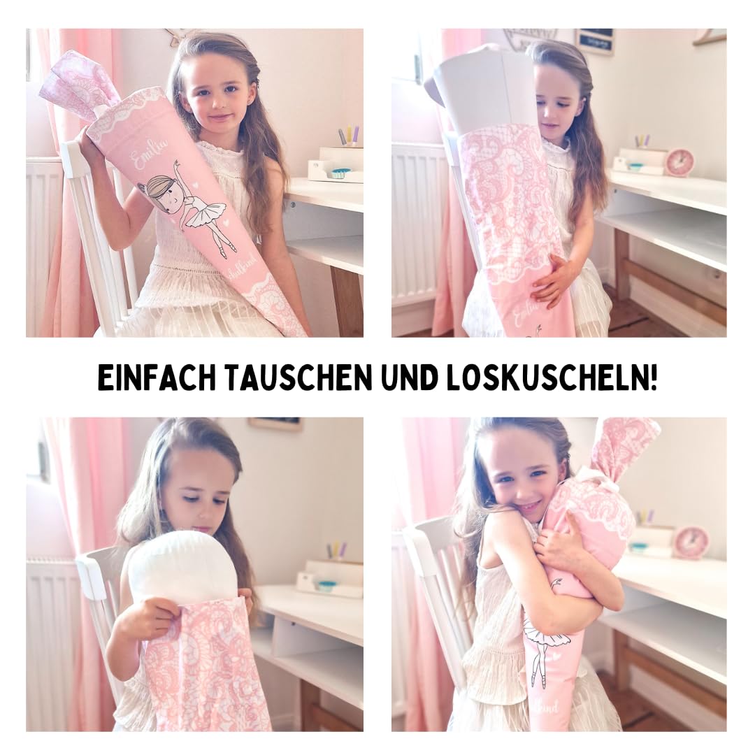 Set Rohling + Kissen für Schultüte 70 cm 85 cm DIY Bastelset Nähset