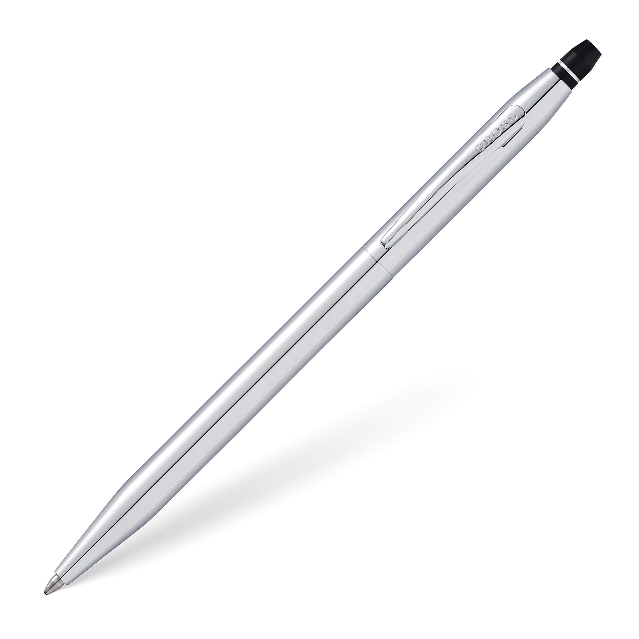 CROSS Click Polished Chrome Ballpoint Pen incl. Premium Gift Box – Refillable Medium Ballpen