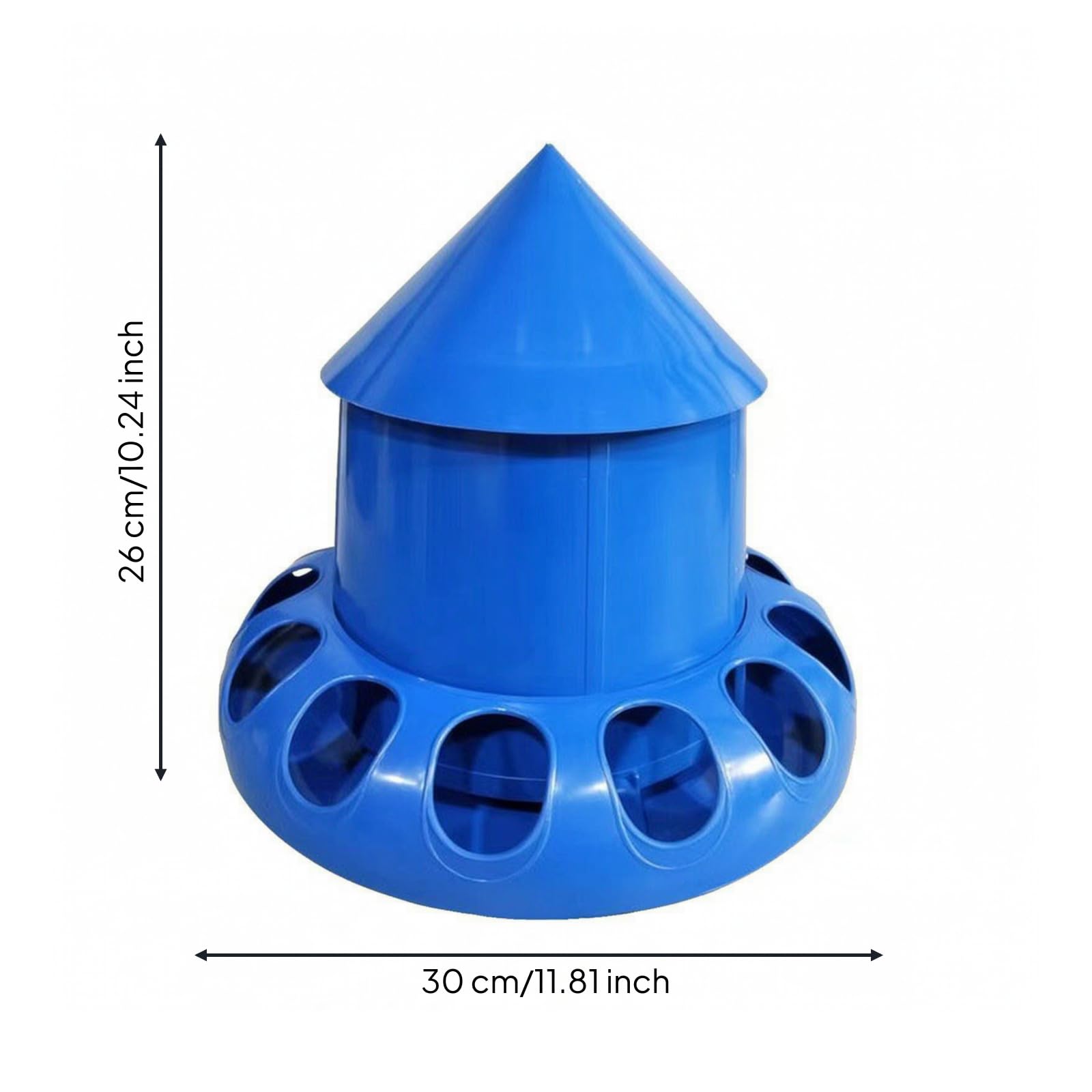 Qianly Automático con Múltiples Aberturas Resistente con Cubierta Compacto para Aviarios, 3.5kg