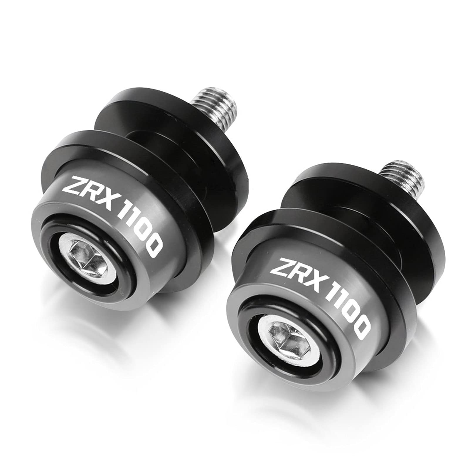 Sliders bras oscillant Kawasaki ZRX1100, pour stabiliser la moto sur béquille atelier paddock