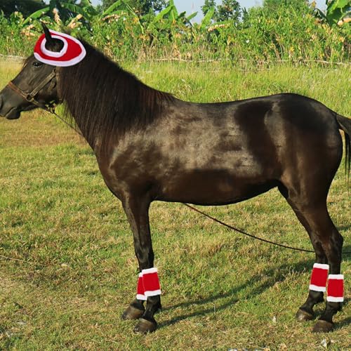 Costume de cheval de Noël stable et lavable pour éviter les glissements