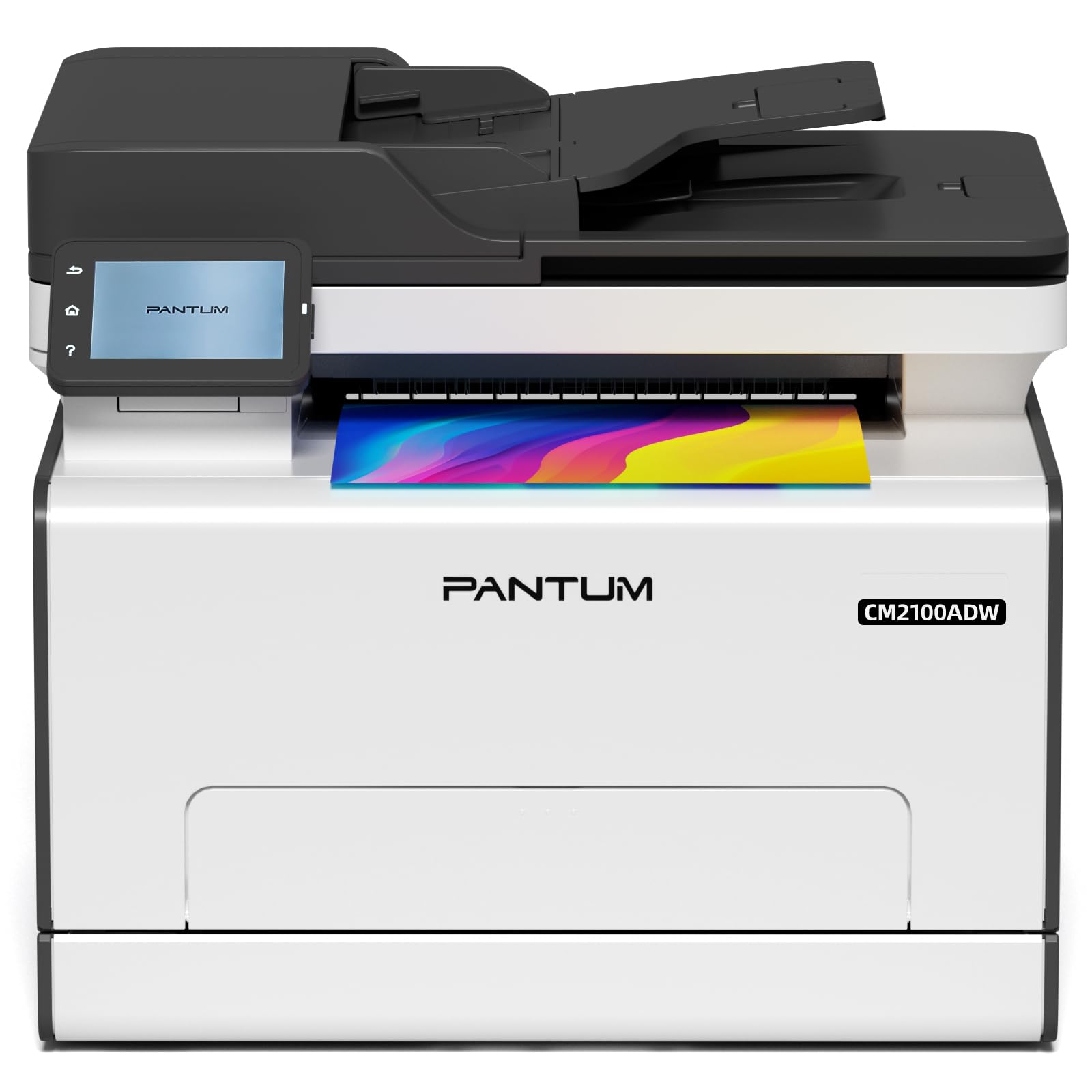 PANTUM CM2100ADW Impresora Laser Color Multifunción con WiFi, Impresión Automática a Doble Cara(20ppm, ADF, Wi-Fi Direct, Ethernet, USB), Tóner Original Incluido