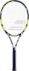 Raquete de Tênis Babolat Evoke 102 Preta/Branca/Amarela - Encordoada