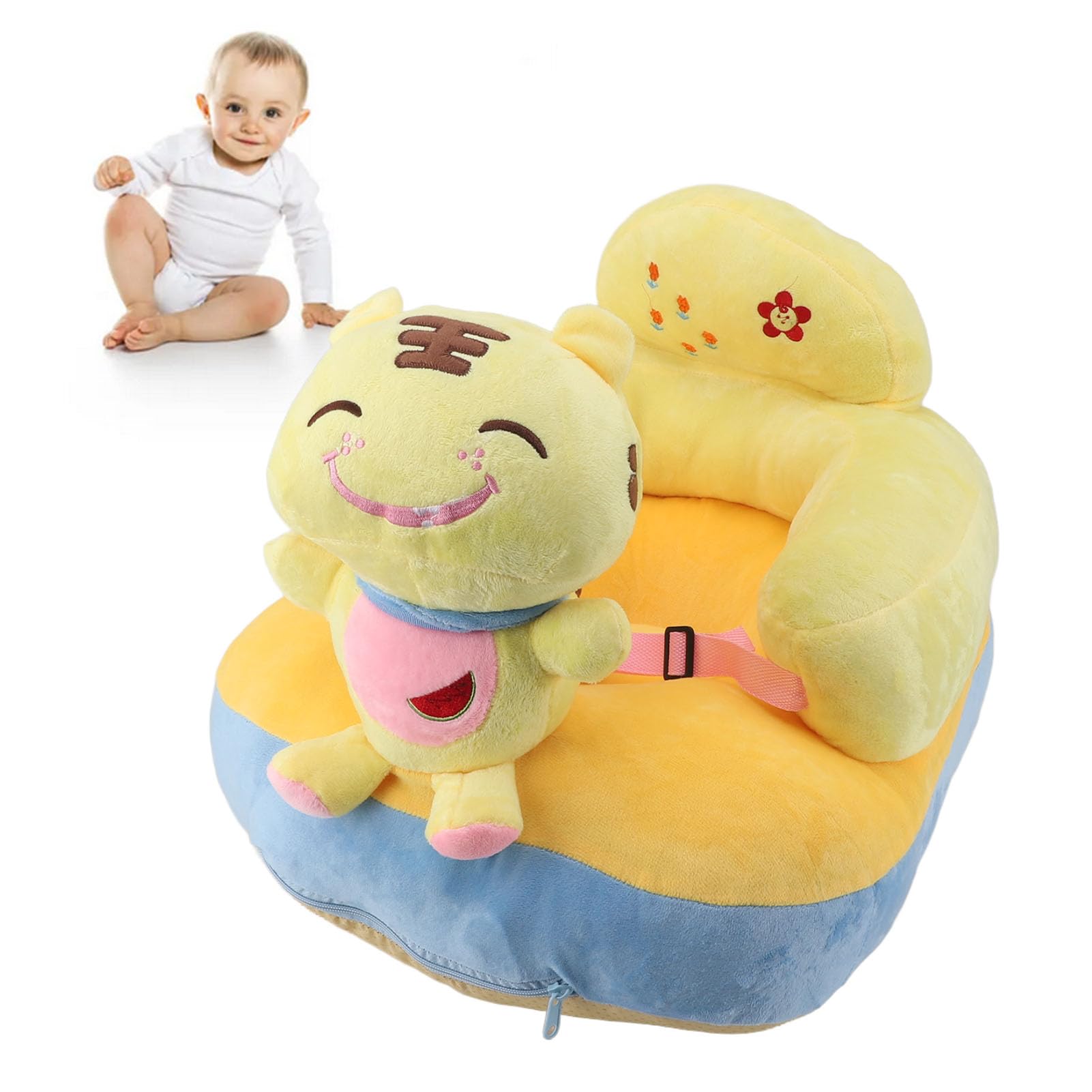 Infants Floor Seat, Portable Learning Sitting Chair Super Soft for Breastfeeding (#2)