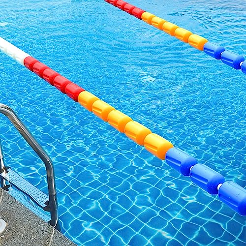 Bouées de sécurité piscine à haute visibilité et ligne de séparation pour nageurs