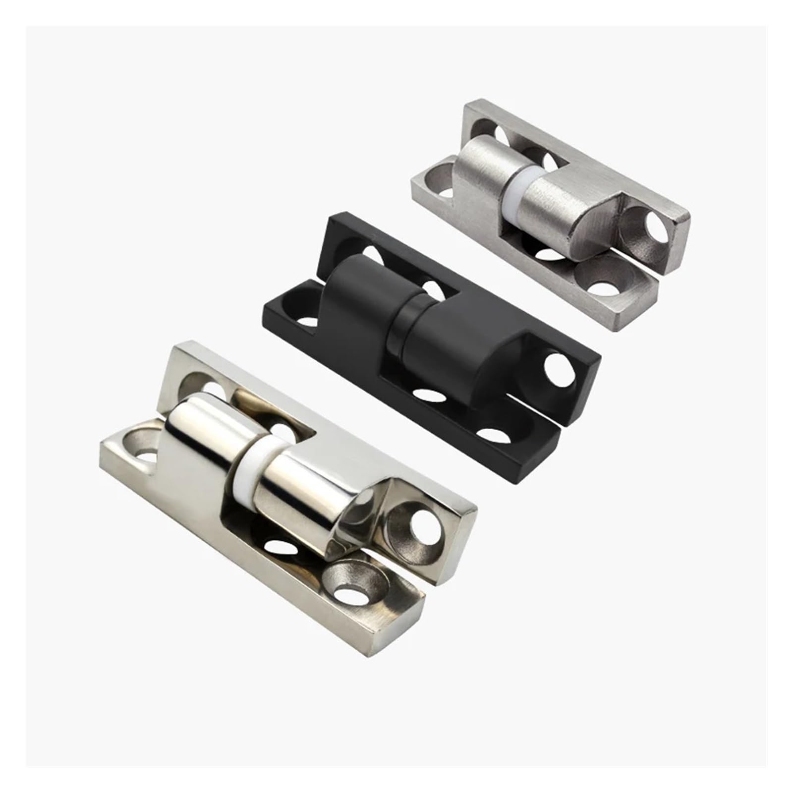 YMUGUEGH 1pcs CL215 Removable Hinge Cabinet Door Distribution Box Switch Stainless Steel Zinc Alloy Heavy Folding Hinge(Russ)